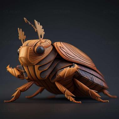 3D модель Jupoata rufipennis (STL)